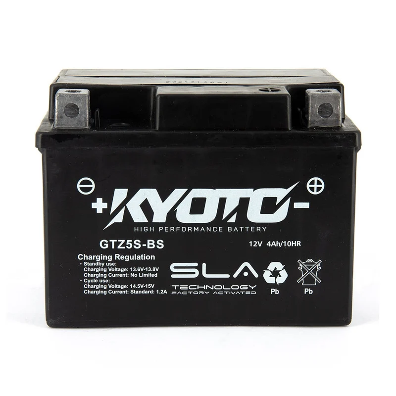 Batterie Moto Kyoto YTZ5S-BS — AGM 12V Sans Entretien