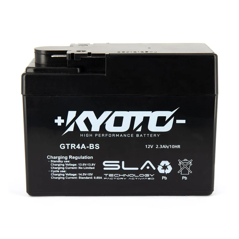 Batterie Moto Kyoto YTR4A-BS — AGM 12V Sans Entretien