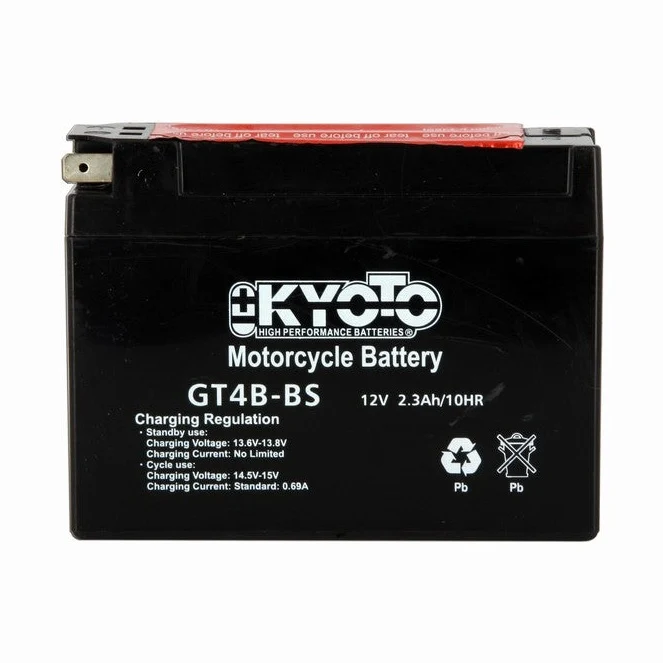 Batterie Moto Kyoto YT4B-BS — AGM 12V Sans Entretien