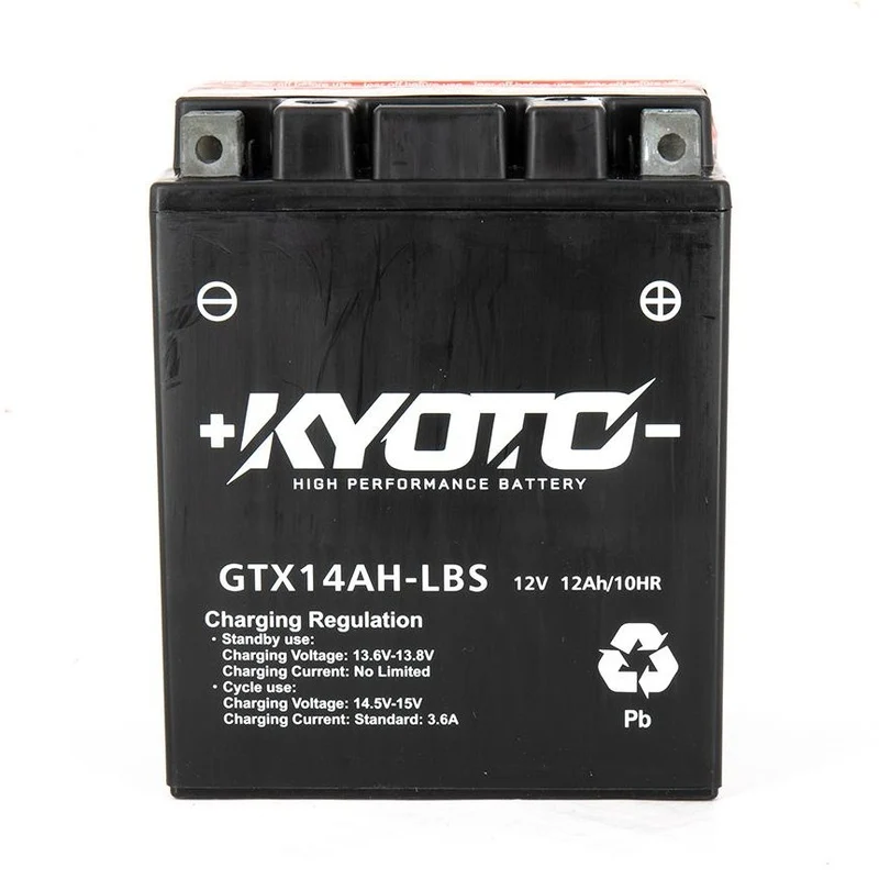 Batterie Moto Kyoto YTX14AHL-BS — AGM 12V Sans Entretien