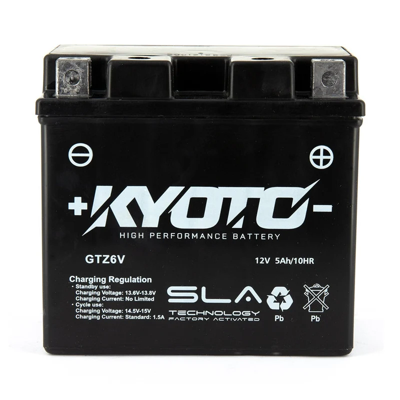 Batterie Moto Kyoto YTZ6V — AGM 12V Sans Entretien