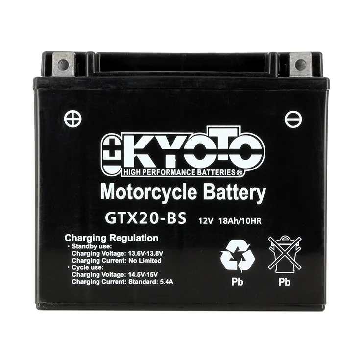 Batterie Moto Kyoto YTX20-BS — AGM 12V Sans Entretien