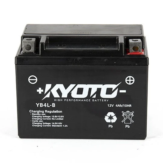 Batterie Moto Kyoto YB4L-B — AGM 12V Sans Entretien