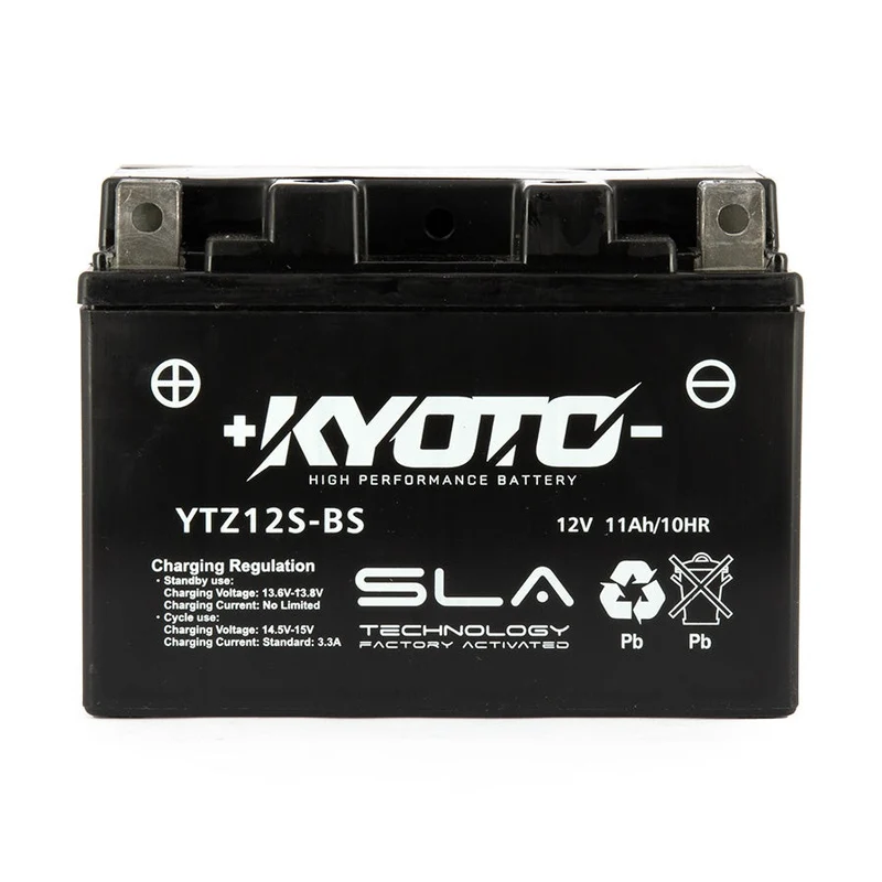Batterie Moto Kyoto YTZ12S-BS — AGM 12V Sans Entretien