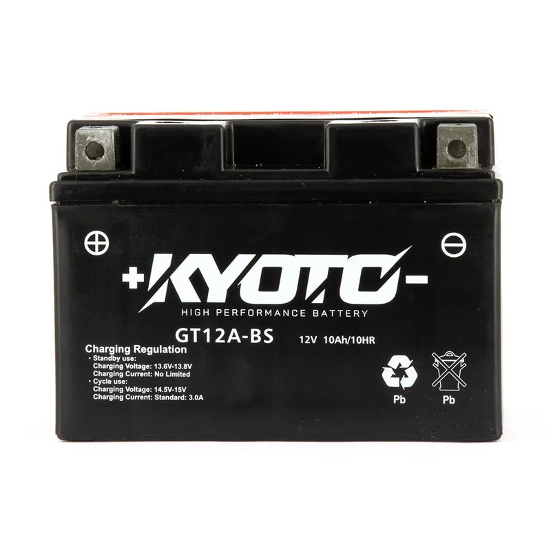 Batterie Moto Kyoto YT12A-BS — AGM 12V Sans Entretien