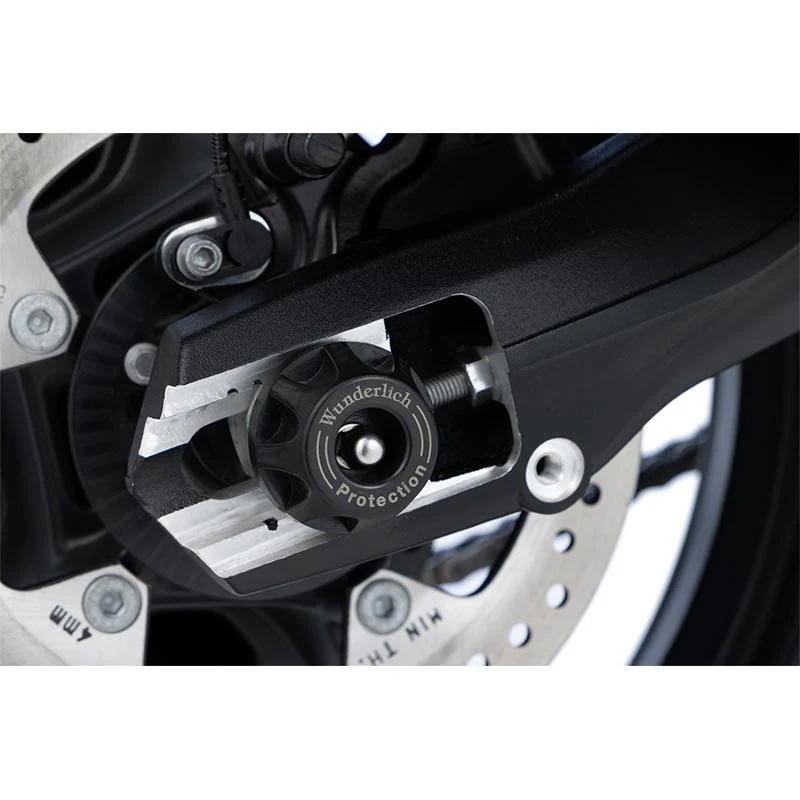 Patins de protection d’axe arrière DOUBLESHOCK BMW F450GS | Wunderlich