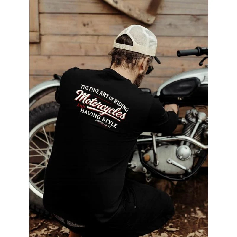 Tee shirt manches longues THE FINE ART OF RIDING | Age of Glory