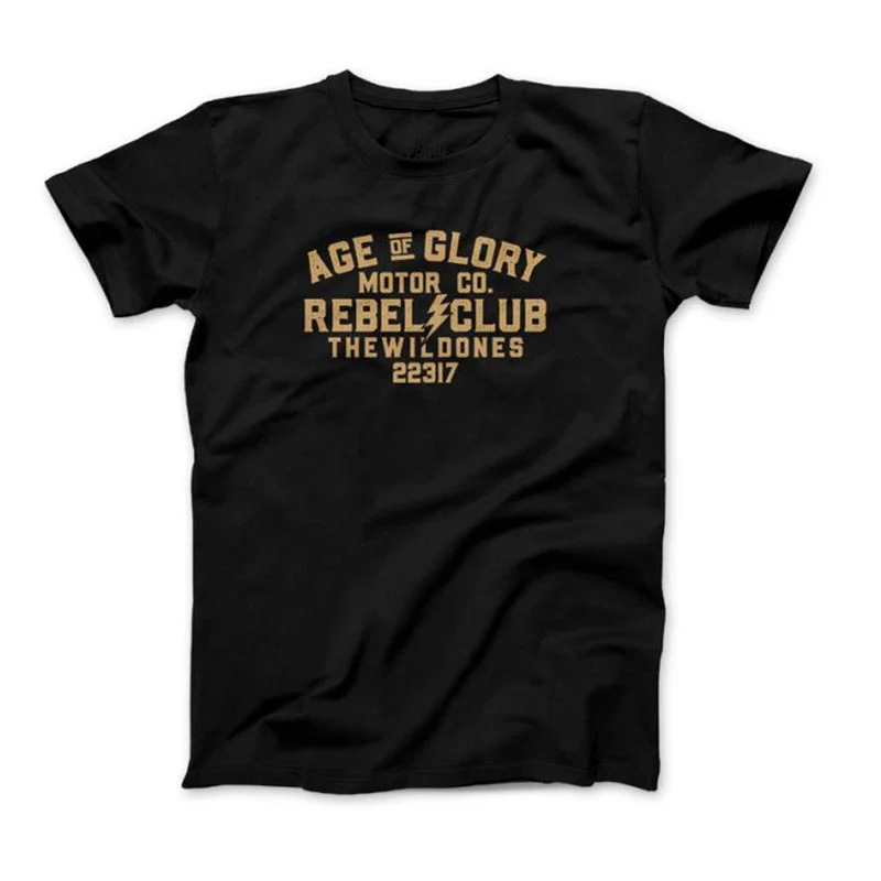 Tee shirt THE WILD ONES Washed Black | Age of Glory