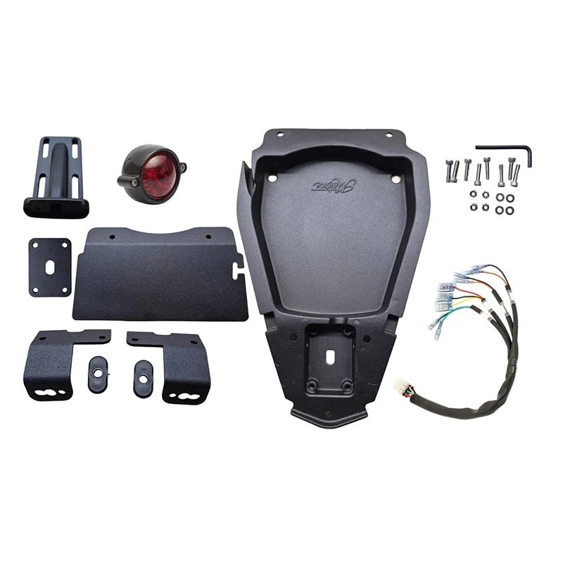 Kit plaque immatriculation & feu arrière ELDORADO V3 (Triumph Street Twin/Cup/Scrambler/T100/T120) | Motone Customs