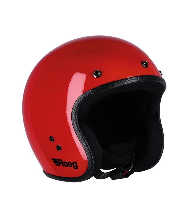 Casco Jet Vintage Flaming Red Roeg