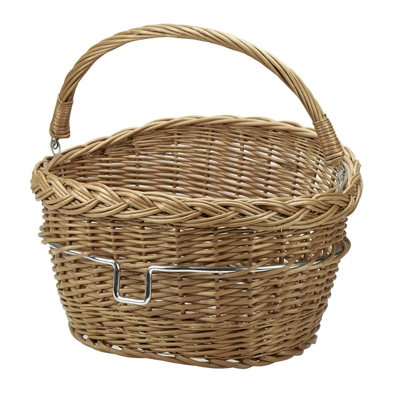 Panier avant vélo en osier KlickFix Wicker Basket