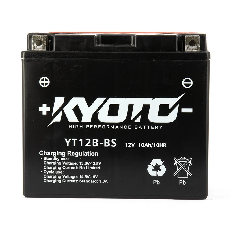 Batterie Moto Kyoto YT12B-BS — AGM 12V Sans Entretien