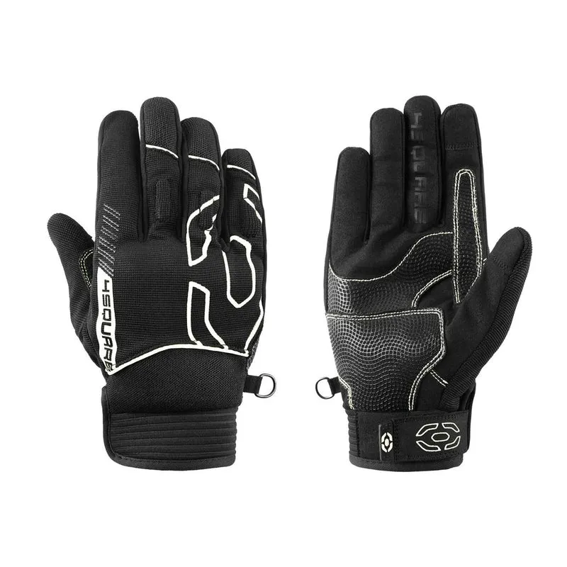 Gants Moto Mesh Homme Noir et Blanc — Été Ventilé CE