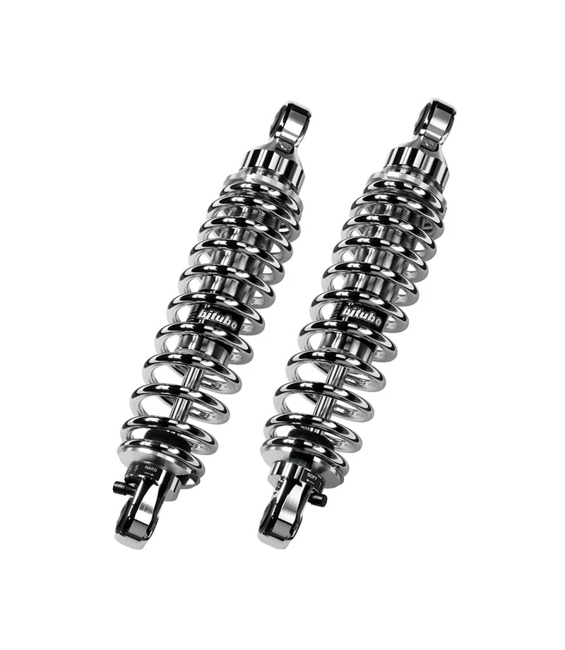 Ammortizzatori Meteor / Classic / Bullet 350 Bitubo Cromati 315mm - Precarico ed Estensione