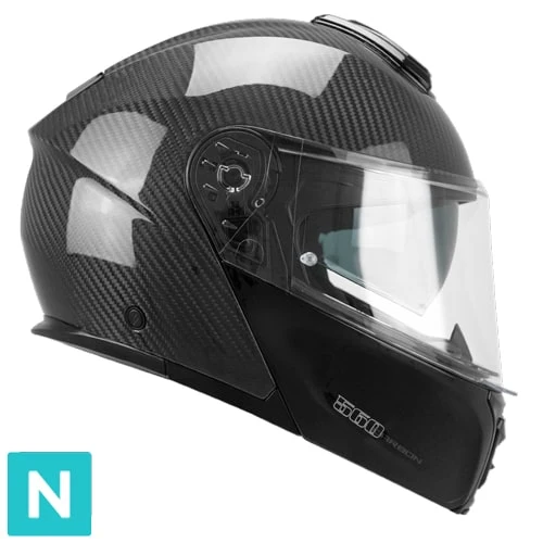 CGM 560C MAD PRO MODULAR CASCO DE MOTO CARBONO NEGRO