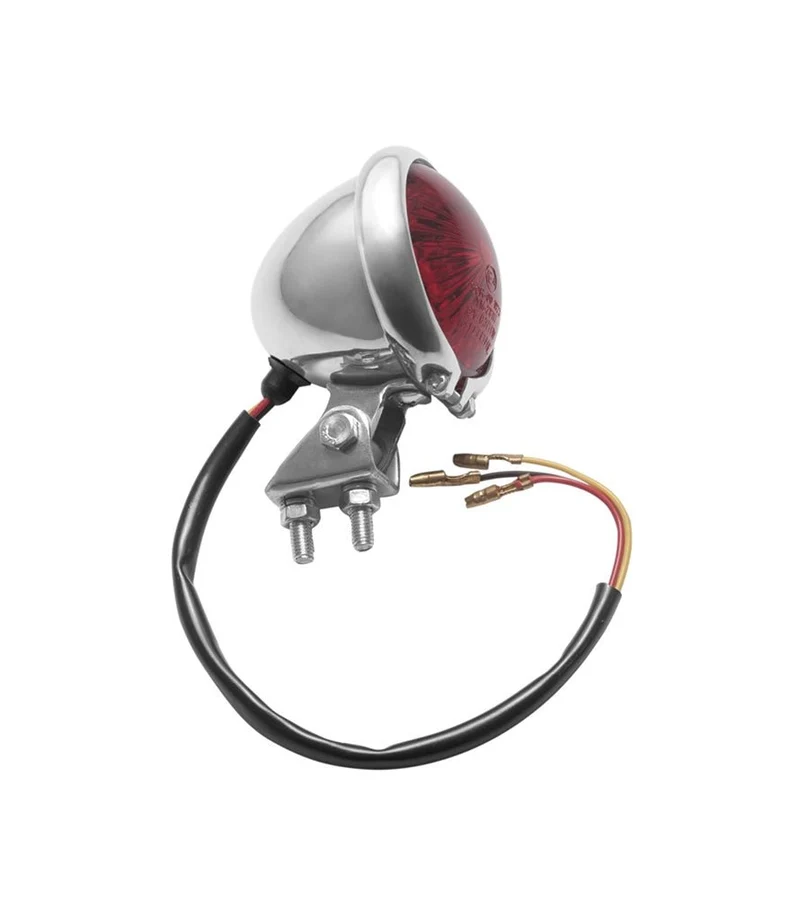 Fanale Posteriore Mini Bates Satinato a LED Omologato