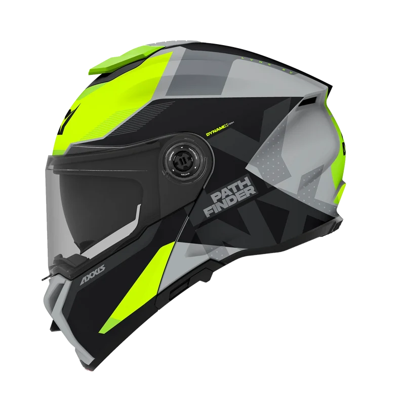 AXXIS FU410SV LYNX SV CASCO DE MOTO PATHFINDER B3 BRILLO