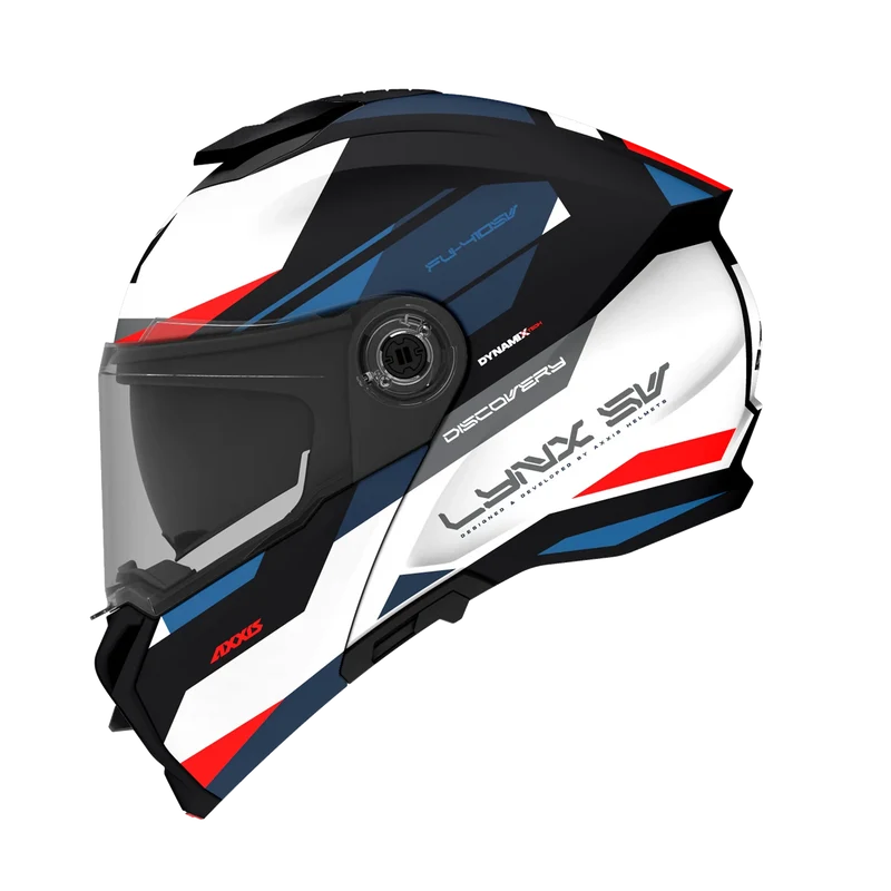 AXXIS FU410SV LYNX SV CASCO DE MOTO DISCOVERY B0 BRILLO