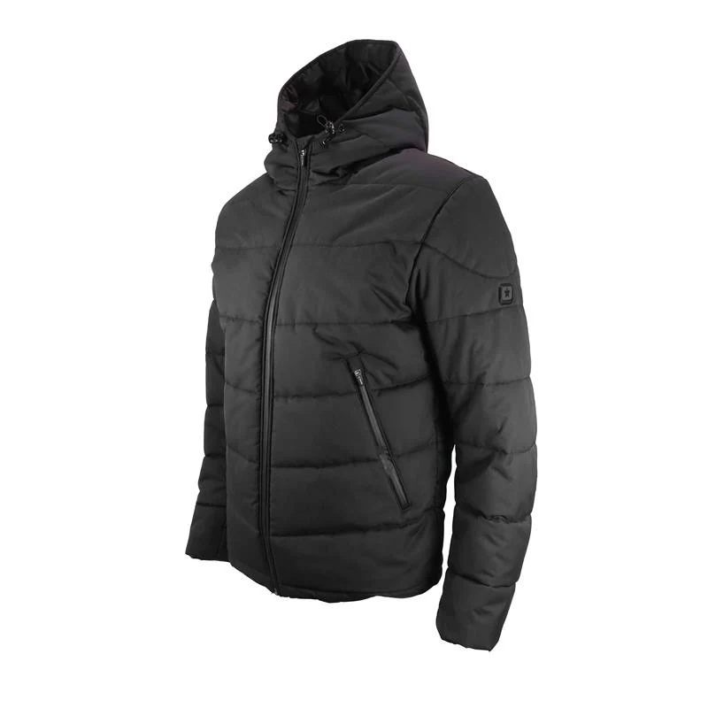 Veste Moto Nylon Déperlant Double Couche Homme Harisson Suburban Noir CE
