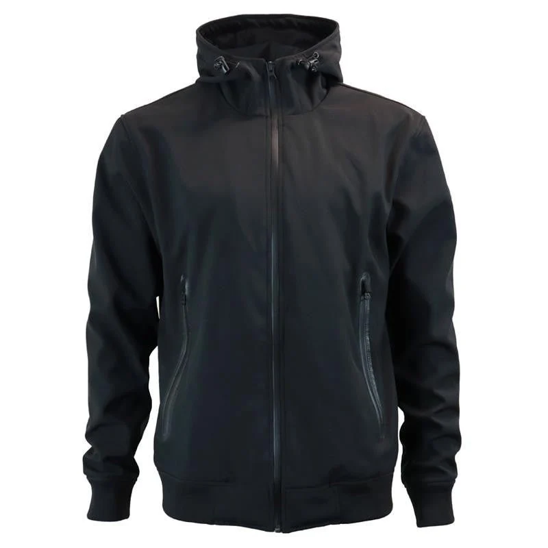 Veste Moto Softshell Léger Homme CE NIVEAU A | Carpenter Noir