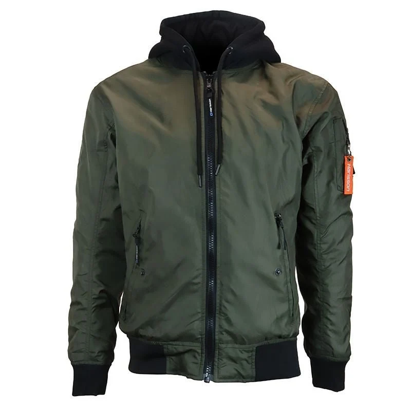 Bombers Moto Maxtex 300d Homme Harisson Maverick Kaki CE