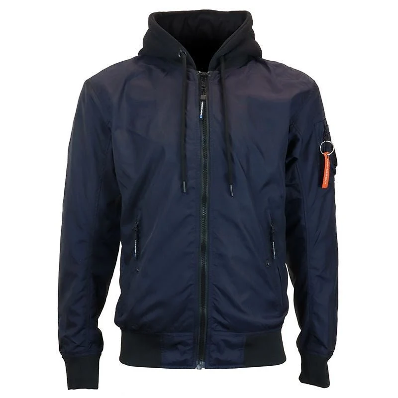 Bombers Moto Maxtex 300d Homme Harisson Maverick Bleu CE