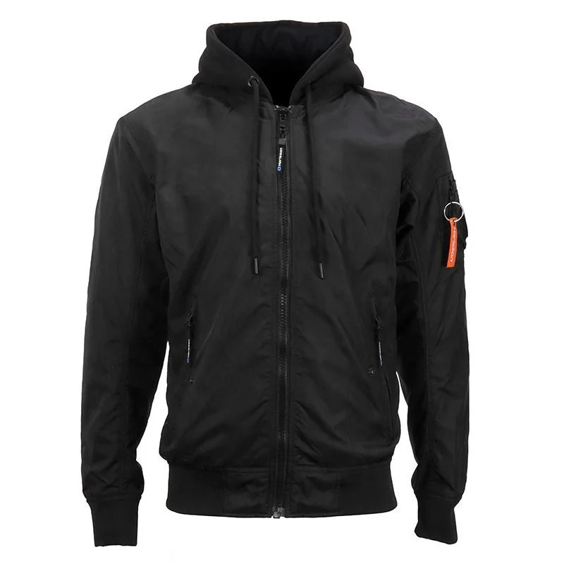 Bombers Maverick - Blouson moto Homologué Noir | CE Niveau A