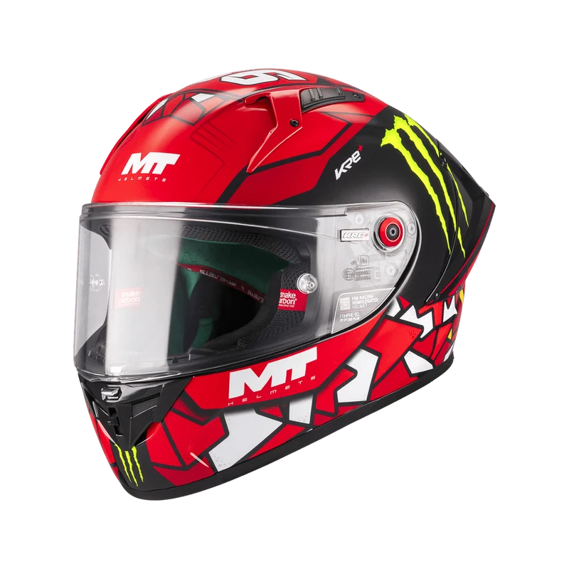 Casque Intégral Composite MT KRE+ S Piqueras — Replica Moto3 Fibre ECE 22.06