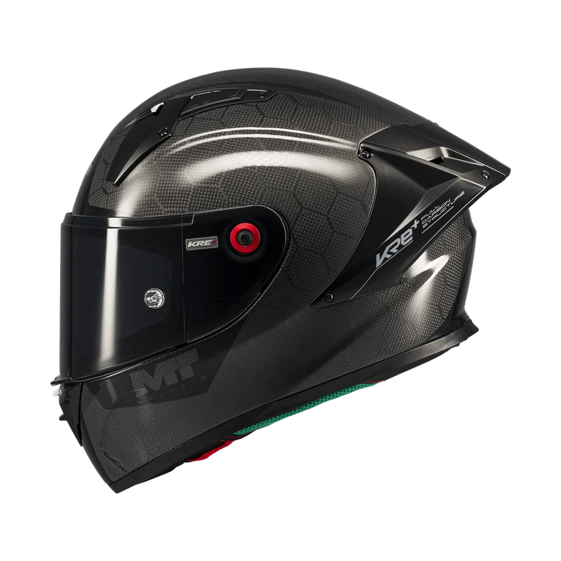 Casque Intégral Composite MT KRE+ S Noir Gloss — Fibre ECE 22.06