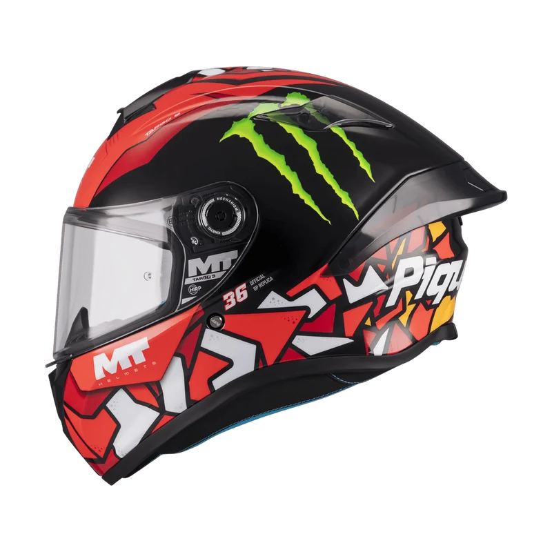 Casque Intégral MT Targo S Piqueras — Replica Moto3 ECE 22.06