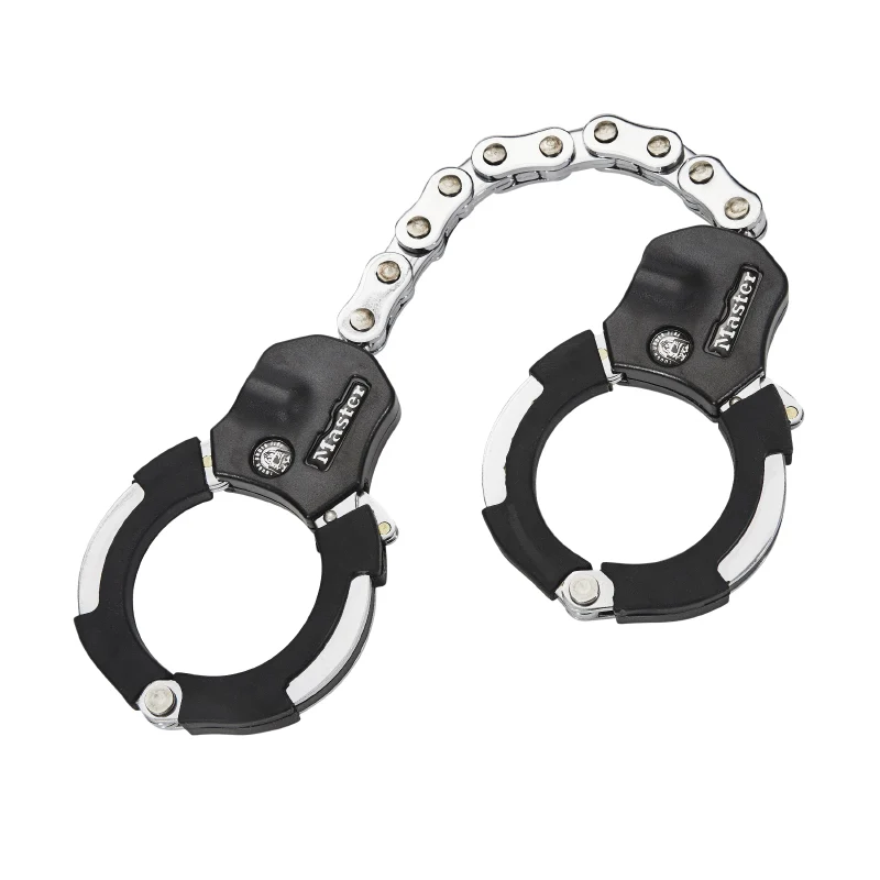 Antivol Velo / Trottinette A Menotte Masterlock Street Cuff L55 Cm - Livre Avec 4 Cles - Niveau Securite 9 - Homologue Fub 1 Etoile