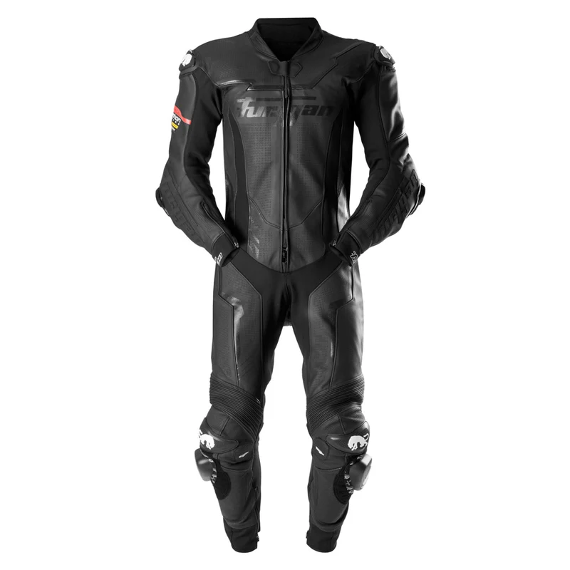 Combinaison Moto Cuir Homme Furygan ECLIPSE X KEVLAR® Noir-Noir — CE AAA | Racing