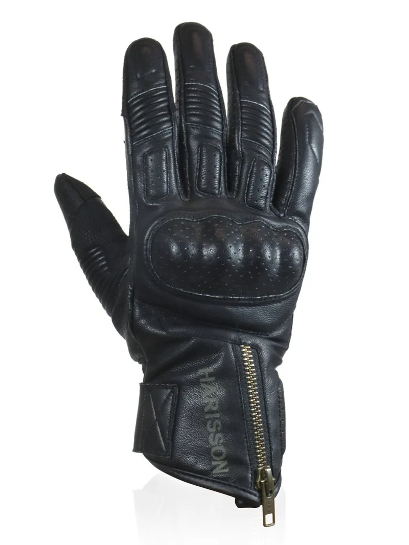 Gants moto cuir été homme Harisson WOLF CE