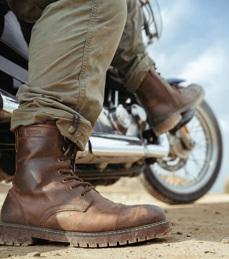 Stivali Moto Brute Mocha - Trip Machine
