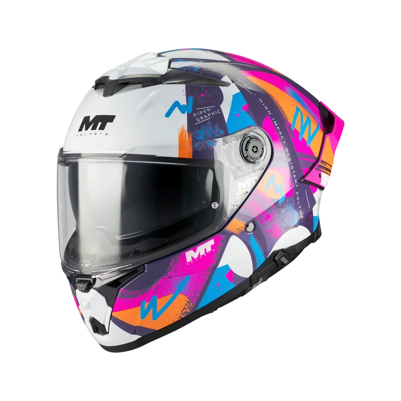 MT FF118BSV THUNDER 4 R SV PIPEN CASCO DE MOTO C8 GLOSS