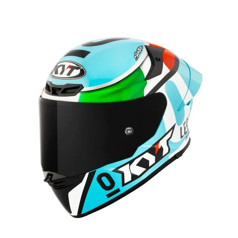 KYT TT-REVO LEOPARD REPLICA TRICOLORE /E06 CASCO INTEGRAL DE MOTO
