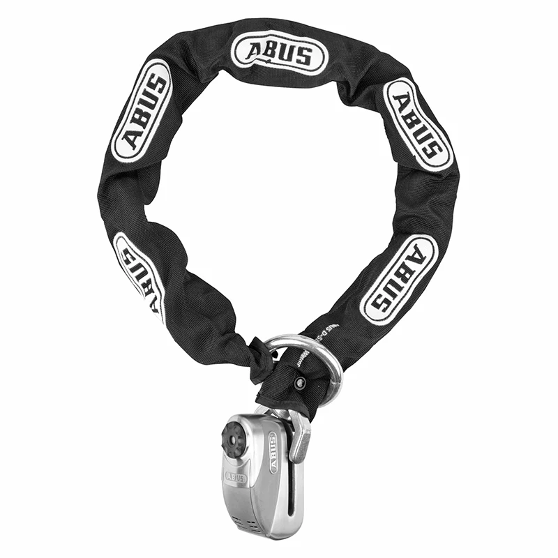 Antivol A Chaine Abus Granit 8008 Detecto Xplus 1.20M Maillon Diam 12 Mm Avec Lasso Avec Bloque Disque Alarme Sonore 100Db (Diam 16 Mm) (Classe Sra)