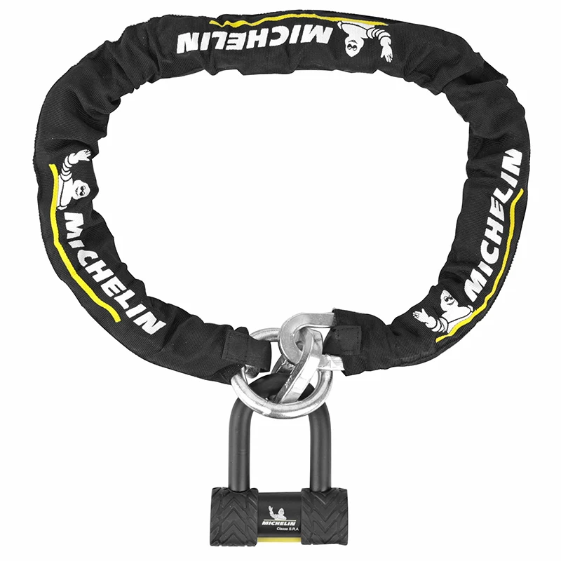Antivol A Chaine Michelin 1.20M Lasso (Maillons Diam 13,5Mm) Avec U (Classe Sra) (Garantie 10 Ans)