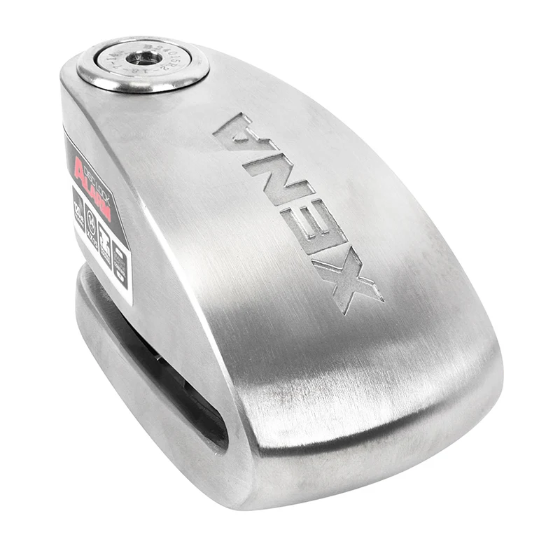 Antivol Bloque Disque Xena Xx15 Bluetooth Avec Alarme Sonore Diam 14Mm Inox (Classe Sra)
