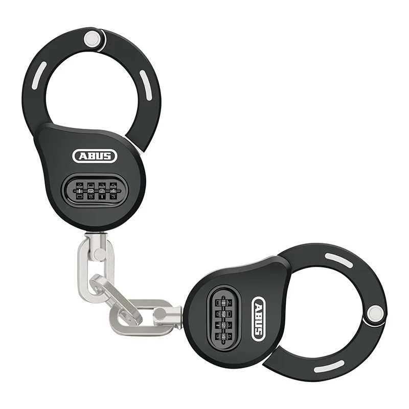 Antivol Velo / Trottinette A Menotte Abus Chain Claw A Combinaison / Code Longueur 100Cm Noir