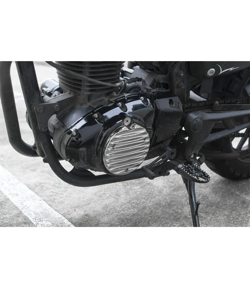 Cover Motore 'Ribbed' Lucida Sinistra per Honda