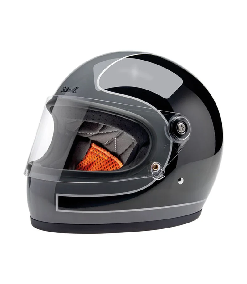 Casco Biltwell Gringo S Storm Grey/Black Tracker Gloss