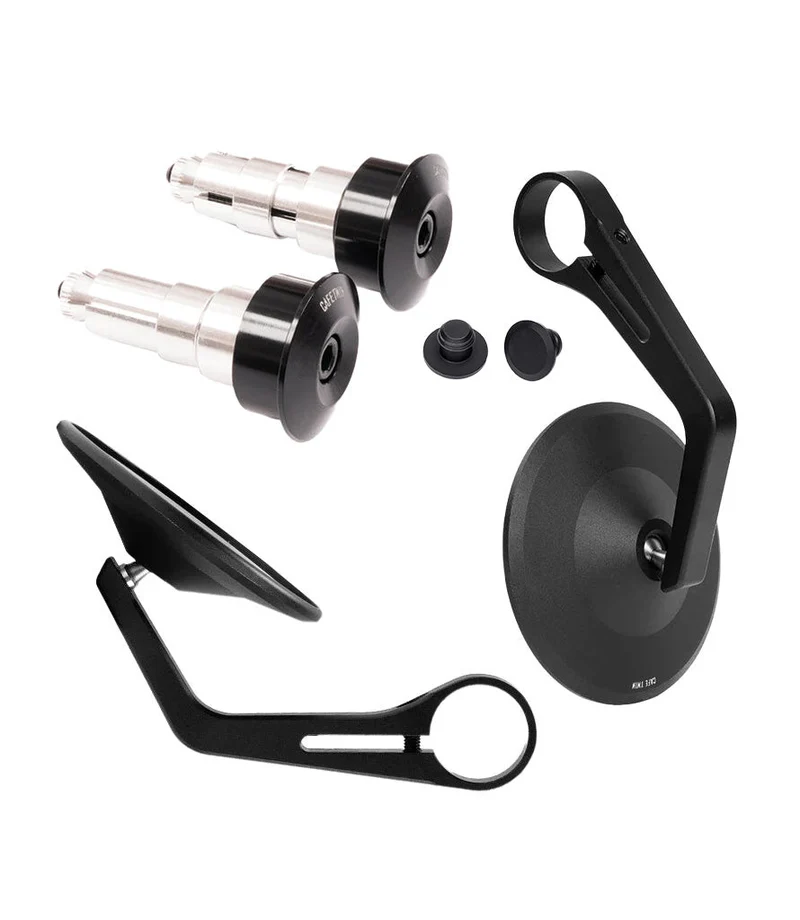 Kit Specchietti Bar End Rocker con Adattatori per Scrambler Ducati