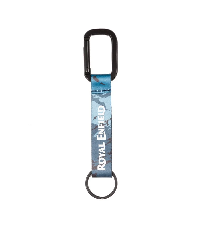 Portachiavi Royal Enfield con Moschettone Blue