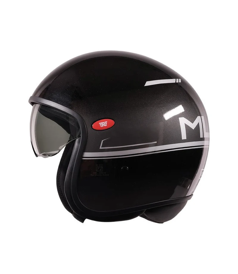 Casco Demi Jett Royal Enfield Aviator Grey/Black
