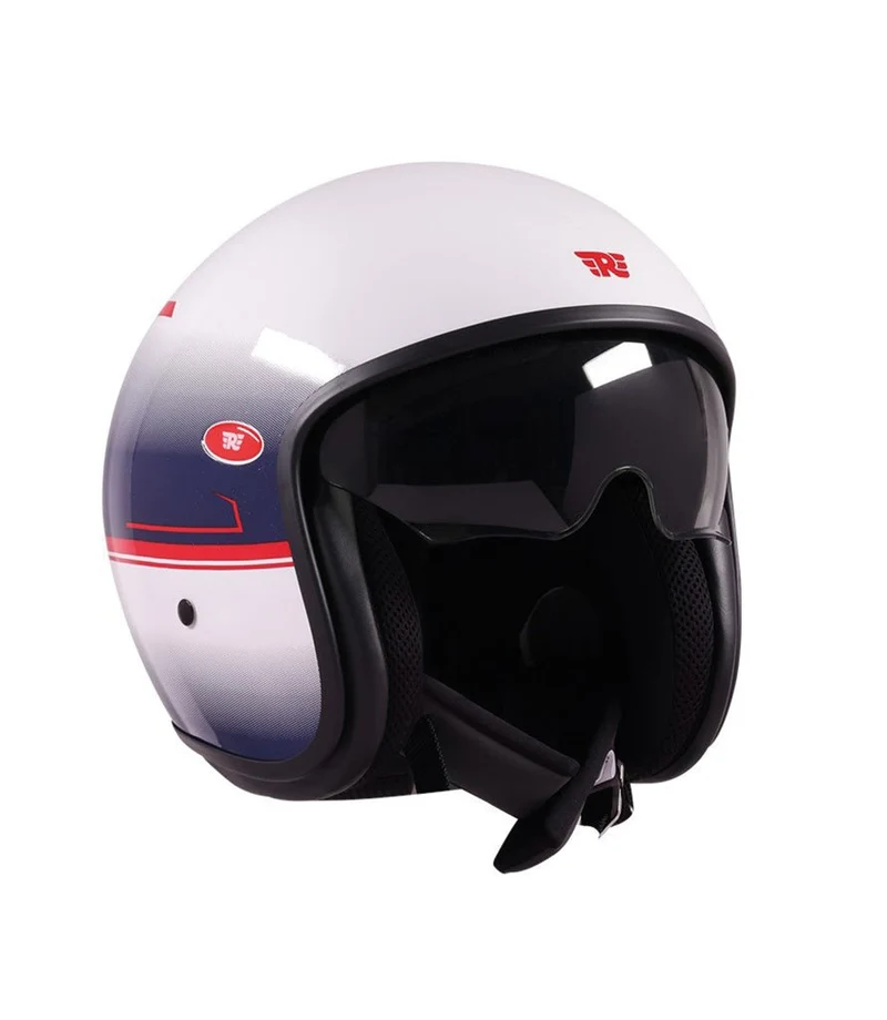Casco Demi Jett Royal Enfield Aviator Blue