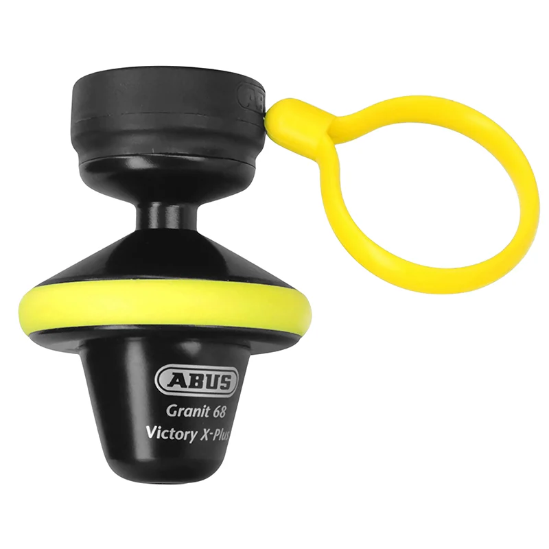 Antivol Bloque Disque Abus Granit Victory Xplus Iii 68 Roll-Up Diam 14Mm Noir/Jaune (Classe Sra)