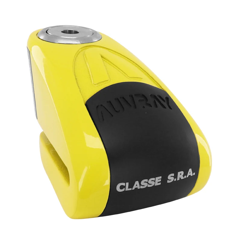 Antivol Bloque Disque Auvray B-Lock 10 Avec Alarme Sonore Diam 10Mm Jaune (Classe Sra)