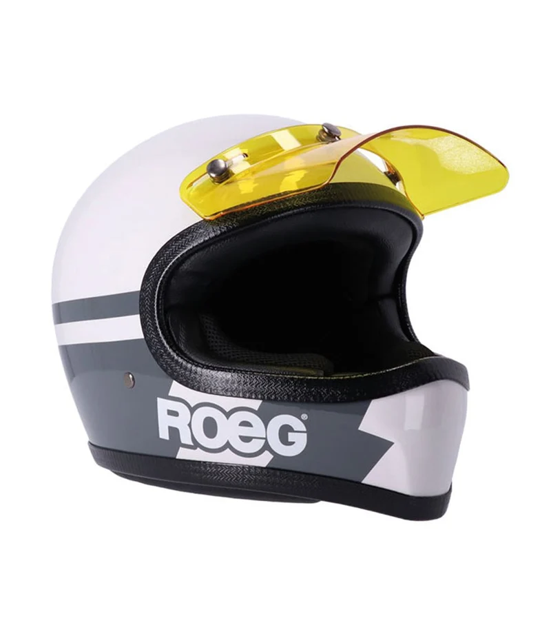 Casco Integrale Enduro Vintage Peruna 2.0 Fog Line