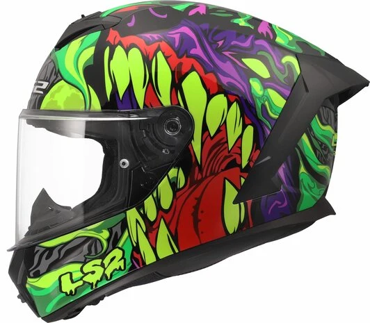LS2 FF820 RAPID III LYCANT INTEGRAL CASCO DE MOTO PURPORA VERDE